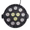 KD-12W 12 LED PAR Light Stage Light, with LED Display, Master / Slave / DMX512 / Auto Run Modes, EU Plug