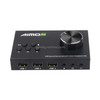 AIMOS AM-U004 USB External Sound Card with 3.5mm Headphone Mic, Support Volume Adjustment