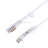 45W / 60W / 65W 5 Pin MagSafe 1 (L-Shaped) to USB-C / Type-C PD Charging Cable (White)