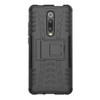 Tire Texture TPU+PC Shockproof Protective Case with Holder for Xiaomi Mi 9T / 9T Pro / Redmi K20 / K20 Pro(Black)