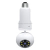 360 Degrees Rotation 2.0 Million Pixels Wireless Bulb Shape Camera, Support Motion Detection & Infrared Night Vision & Two-way Audio & TF Card (White)