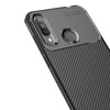 Beetle Series Carbon Fiber Texture Shockproof TPU Case for LG W30(Black)