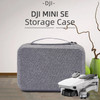 For DJI Mini SE Shockproof Carrying Hard Case Storage Bag(Grey + Red Liner)