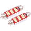 2 PCS 39mm 3.5W 180LM White Light 12 LED SMD 4014 CANBUS License Plate Reading Lights Car Light Bulb