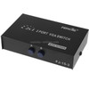2 Port VGA Switch Box, 2 In 1 Out For LCD PC TV Monitor - HD15 (FJ-15-2C)(Black)