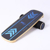 Surfing Ski Balance Board Roller Wooden Yoga Board, Specification: 03B Color Sand