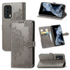 For Meizu 18 Mandala Flower Embossed Horizontal Flip Leather Case with Holder & Three Card Slots & Wallet & Lanyard(Gray)