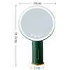 Smart LED Desktop Makeup Mirror with Fill Light, Three Light Colors (Green)