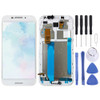 LCD Screen and Digitizer Full Assembly with Frame for Vodafone Smart N8 VFD610(White)