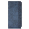 For Ulefone Note 10 Magnetic Buckle Retro Crazy Horse Texture Horizontal Flip Leather Case with Holder & Card Slots & Photo Frame(Blue)