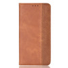 For Ulefone Note 10 Magnetic Buckle Retro Crazy Horse Texture Horizontal Flip Leather Case with Holder & Card Slots & Photo Frame(Brown)