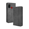For Ulefone Note 10 Magnetic Buckle Retro Crazy Horse Texture Horizontal Flip Leather Case with Holder & Card Slots & Photo Frame(Black)