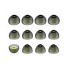 6 Pairs New Bee NB-M1 In-ear Silicone Ear Caps with Storage Box, Suitable for 5mm-7mm Earphone Plugs