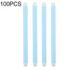 A2598 100 PCS Erasable Pen Special Rubber Stick Student Stationery Gifts Office Supplies(Light Blue)