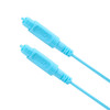 2m EMK OD2.2mm Digital Audio Optical Fiber Cable Plastic Speaker Balance Cable(Sky Blue)