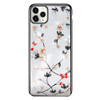 For iPhone 11 Pro SULADA Flower Pattern Plating Diamond PC Protective Case(Black)