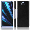 Shockproof Litchi Texture PC + PU Case for Sony Xperia 10 (Black)