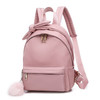 Bow-knot Casual Double Shoulder Bag Ladies Handbag Messenger Bag (Pink)