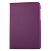 Litchi Texture 360 Degree Rotating Leather Case with Holder for Galaxy Tab A 8.0 / T350 / T355C(Purple)
