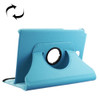 Litchi Texture 360 Degree Rotating Leather Case with Holder for Galaxy Tab A 8.0 / T350 / T355C(Blue)