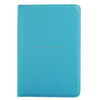 Litchi Texture 360 Degree Rotating Leather Case with Holder for Galaxy Tab A 8.0 / T350 / T355C(Blue)