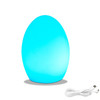3W Alexa Voice Control Smart Light WIFI Mobile Phone APP Atmosphere Night Light, Specification: 14x19cm (Egg-shaped Lamp)