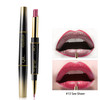QIC Q909 2 in 1 Lipstick + Lipliner Makeup Long Lasting Cosmetics Lip Rouge(13-See Sheer)