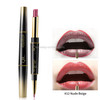 QIC Q909 2 in 1 Lipstick + Lipliner Makeup Long Lasting Cosmetics Lip Rouge(12-Beige)