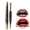 QIC Q909 2 in 1 Lipstick + Lipliner Makeup Long Lasting Cosmetics Lip Rouge(8-Bright Red)