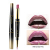 QIC Q909 2 in 1 Lipstick + Lipliner Makeup Long Lasting Cosmetics Lip Rouge(6-Barbie Pink)