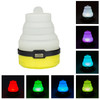 2 PCS Portable Emergency Camping Lantern Tent Soft Light Outdoor Hanging 5 LED Bulb(Yellow)