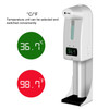 K10 Pro Handsfree Non-contact Infrared Thermometer Disinfection Integrated Machine with Holder, Capacity: 1000ml