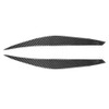 2 PCS / Set Carbon Fiber Car Lamp Eyebrow Decorative Sticker for BMW E71/X6 2008-2014, Drop Glue Version