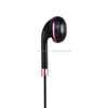 Black Wire Body 3.5mm In-Ear Earphone with Line Control & Mic, For iPhone, Galaxy, Huawei, Xiaomi, LG, HTC and Other Smart Phones(Purple)