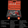 108 In 1 Multi-function Car Repair Combination Toolbox Ratchet Wrench Set