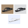 Summer Men Flip Flops Beach Casual Water-Related Shoes Slippers, Size: 43(609 Black White)