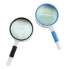 3 PCS Hand-Held Reading Magnifier Glass Lens Anti-Skid Handle Old Man Reading Repair Identification Magnifying Glass, Specification: 100mm 3 Times (Black White)
