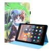 For Amazon Fire HD 8 2015 / 2016 / 2017 / 2018 Animal Pattern Horizontal Flip Leather Case with Holder & Card Slots & Photo Frame & Sleep / Wake-up Function(Bib Kitten)