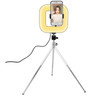 XWJ-D21C Dimmable LED Square Light With Tripod Net Red Live Fill Light Phone Holder