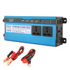 Carmaer 24V to 220V 1600W Three Socket Car Double Digital Display Inverter Household Power Converter