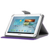 Universal Crazy Horse Texture Horizontal Flip Leather Case with Holder for 9 inch Tablet PC(Purple)