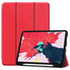 Custer Pattern TPU Smart Tablet Holster with Sleep Function & Tri-Fold Bracket & Pen Slot(Scarlet)