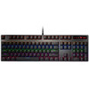 Rapoo V500 PRO Mixed Light 104 Keys Desktop Laptop Computer Game Esports Office Home Typing Wired Mechanical Keyboard(Black Shaft)