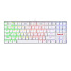Redragon K552 RGB Illuminated Gaming 87-Keys Mechanical Keyboard, Cable Length: 1.8m(White)