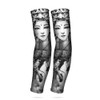 Summer Fake Tattoo Pattern Sunscreen Ice Sleeve Men And Woman Outdoor Riding Ice Sleeves(Lover At That Time )