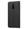 Knead Skin Texture Horizontal Flip Leather Case for OnePlus 7 Pro, with Photo Frame & Holder & Card Slots & Wallet(Black)