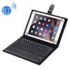 Universal Bluetooth V3.0 Keyboard Detachable Litchi Texture PU Leather Case with Touchpad for 9.7-10.1 inch Tablet PC(Black)