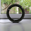 Creative Silent Circular LED Clock (Black)