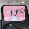 Happy Rabbit Pattern Car Large Rear Window Sunscreen Insulation Window Sunshade Cover, Size: 70*50cm