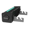 Olmaster Notebook High Air Volume Radiator USB Fan Bracket, Style:Square RGB CF-1692RGB